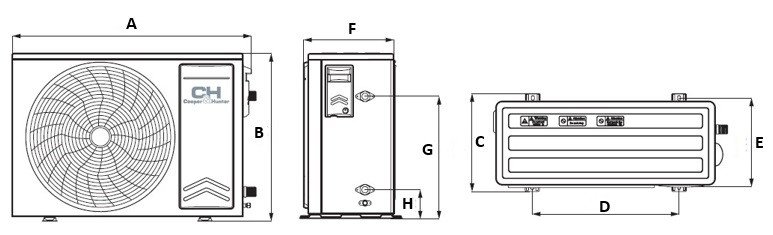 Wymiary - Minipower CH-HP5.0UIMPRK